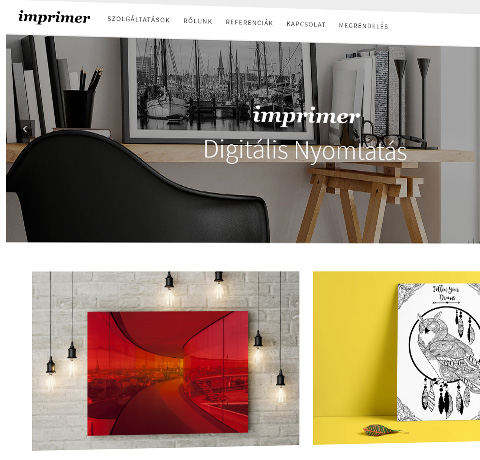 Imprimer - Wordpress weboldal bővítés