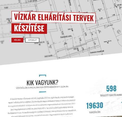 Special BAUterv - Wordpress weboldal tervezés