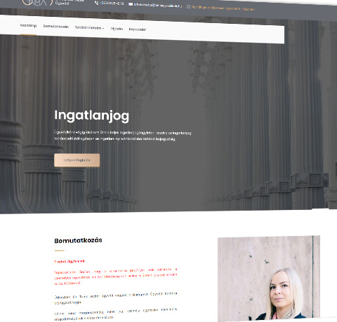 Toma Ügyvédi Iroda - Wordpress weboldal tervezés